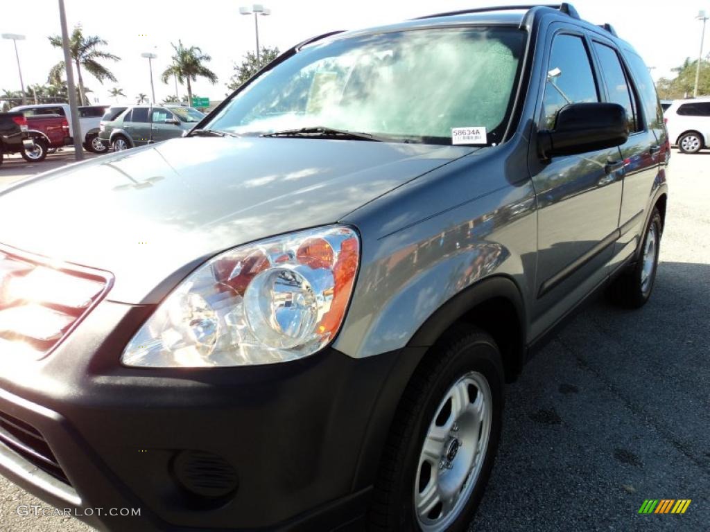 2006 CR-V LX - Silver Moss Metallic / Black photo #13