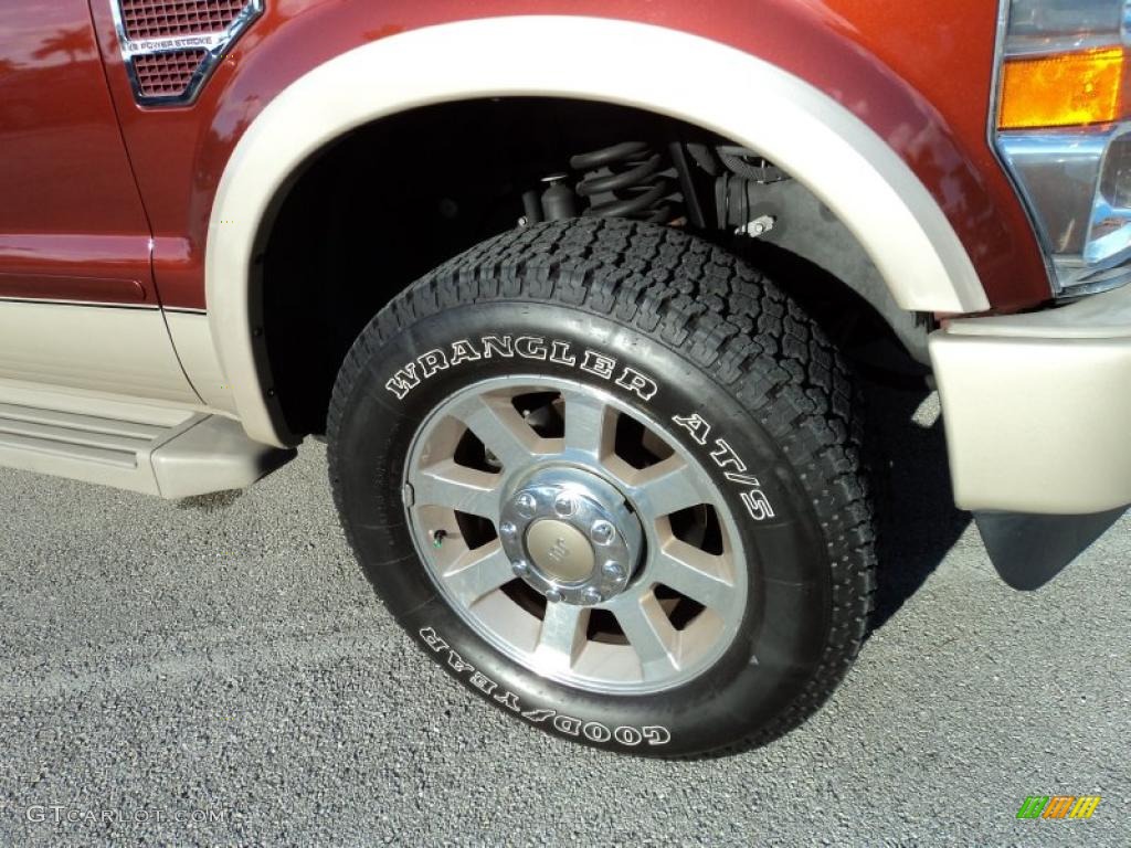 2008 Ford F350 Super Duty King Ranch Crew Cab 4x4 Wheel Photo #42693875
