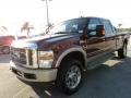 2008 Dark Copper Metallic Ford F350 Super Duty King Ranch Crew Cab 4x4  photo #15