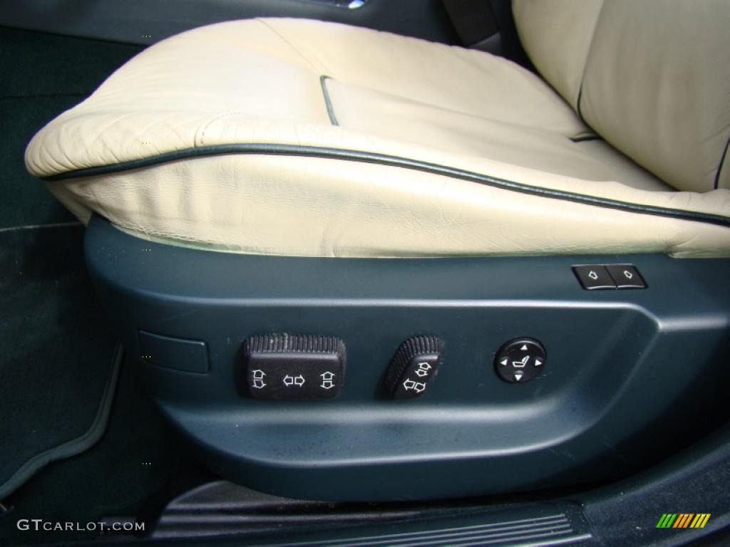 Oyster Beige/English Green Interior 2000 BMW 7 Series 740iL Sedan Photo #42694243