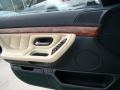 2000 BMW 7 Series Oyster Beige/English Green Interior Door Panel Photo