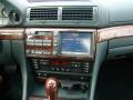 2000 BMW 7 Series Oyster Beige/English Green Interior Controls Photo