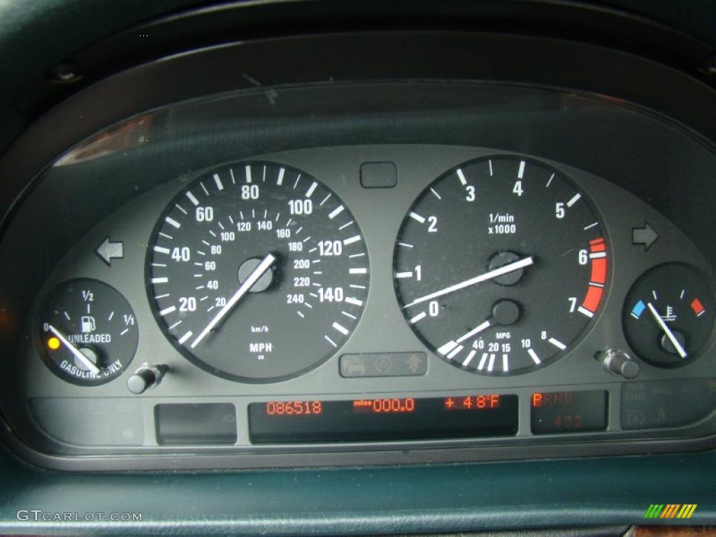 2000 BMW 7 Series 740iL Sedan Gauges Photo #42694491