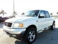 2002 Oxford White Ford F150 Lariat SuperCrew 4x4  photo #15