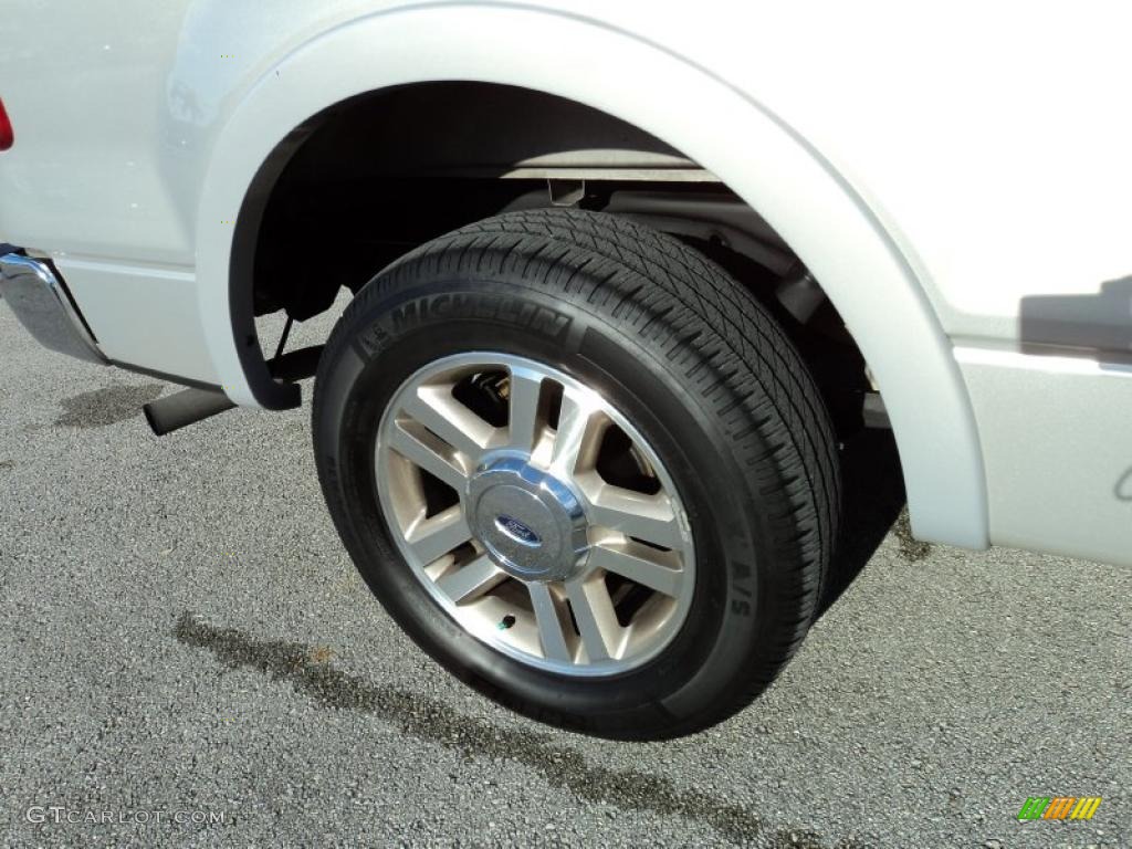 2006 F150 Lariat SuperCrew - Silver Metallic / Tan photo #4
