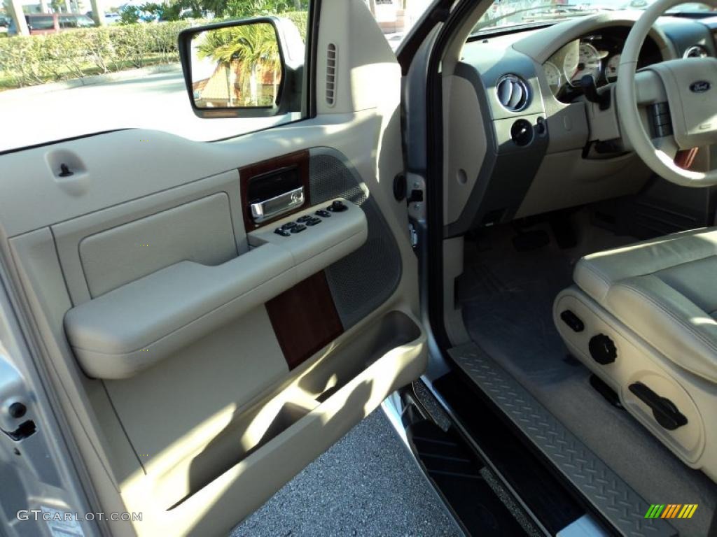 2006 F150 Lariat SuperCrew - Silver Metallic / Tan photo #17