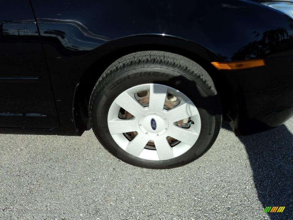 2008 Fusion S - Black Ebony / Camel photo #3