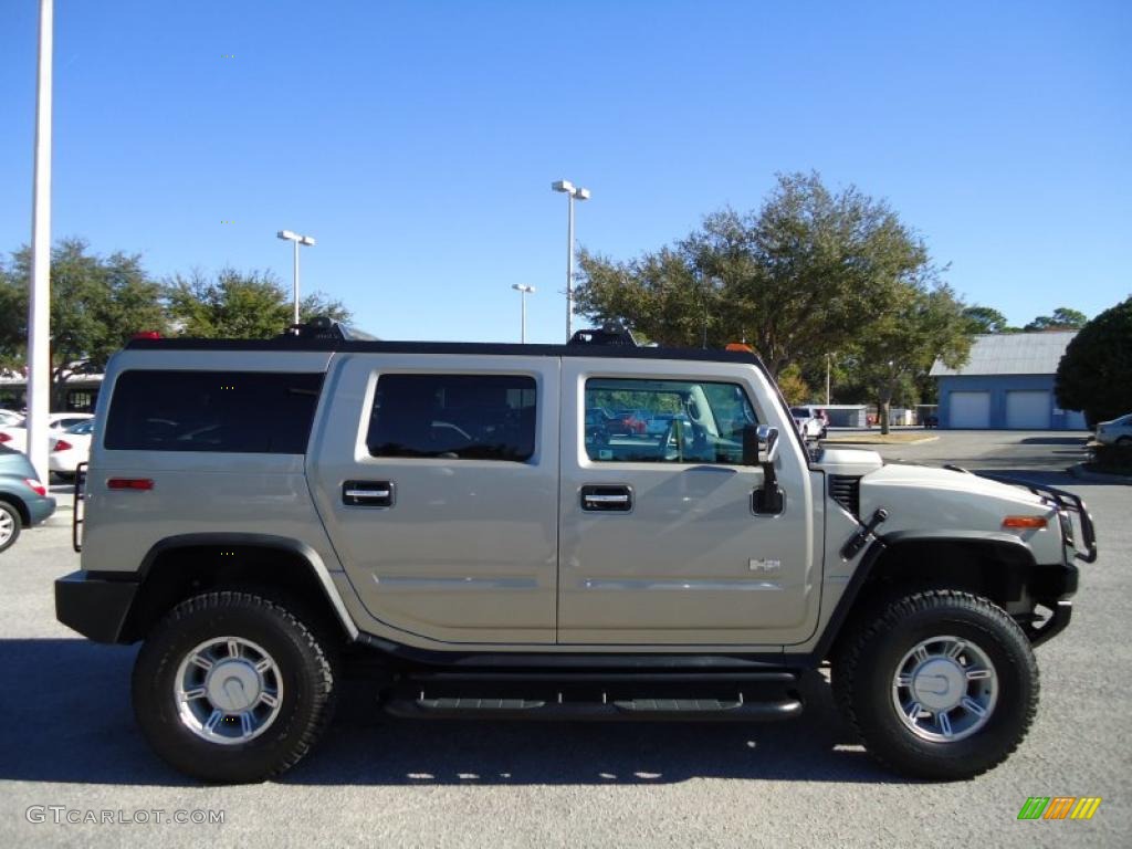 2003 H2 SUV - Pewter Metallic / Wheat photo #13