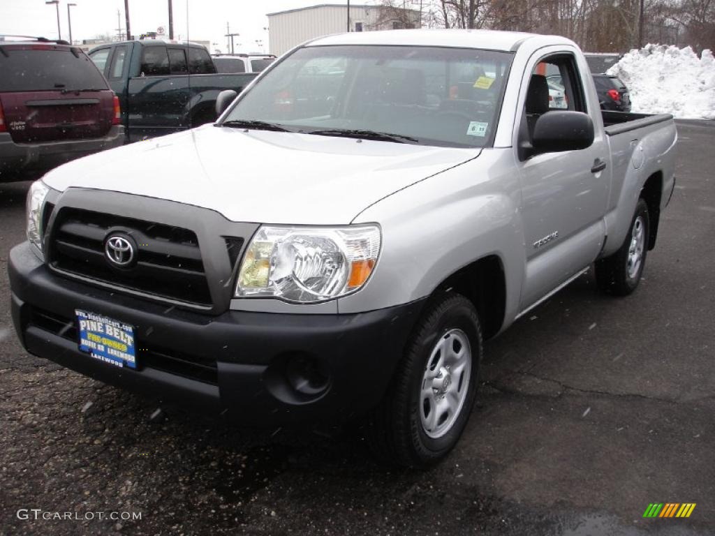 2007 Tacoma Regular Cab - Silver Streak Mica / Graphite Gray photo #1