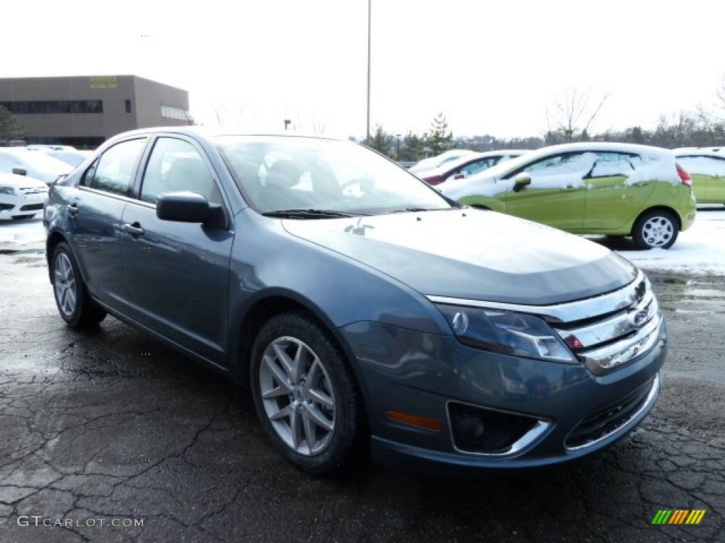 2011 Fusion SEL - Steel Blue Metallic / Charcoal Black photo #1