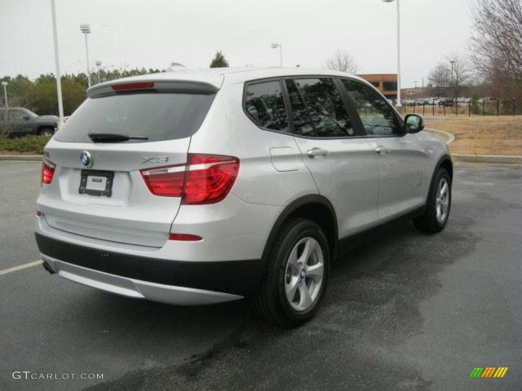 Titanium Silver Metallic 2011 BMW X3 xDrive 28i Exterior Photo #42701387