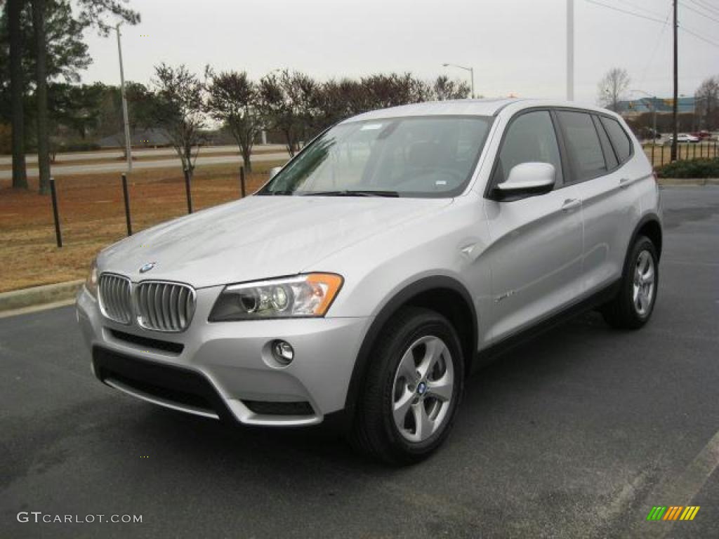 Titanium Silver Metallic 2011 BMW X3 xDrive 28i Exterior Photo #42701419