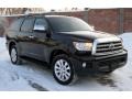 Black 2008 Toyota Sequoia Platinum 4WD Exterior
