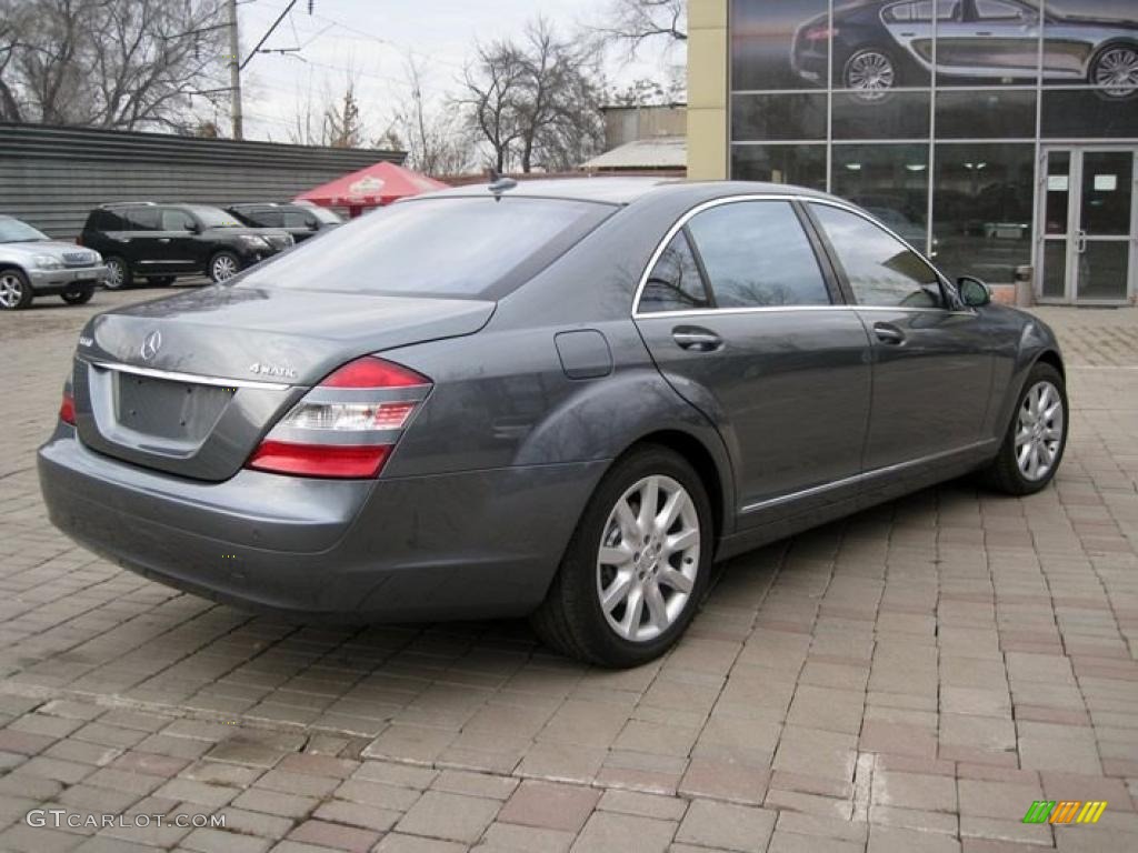 Flint Grey Metallic 2007 Mercedes-Benz S 550 4Matic Sedan Exterior Photo #42703616