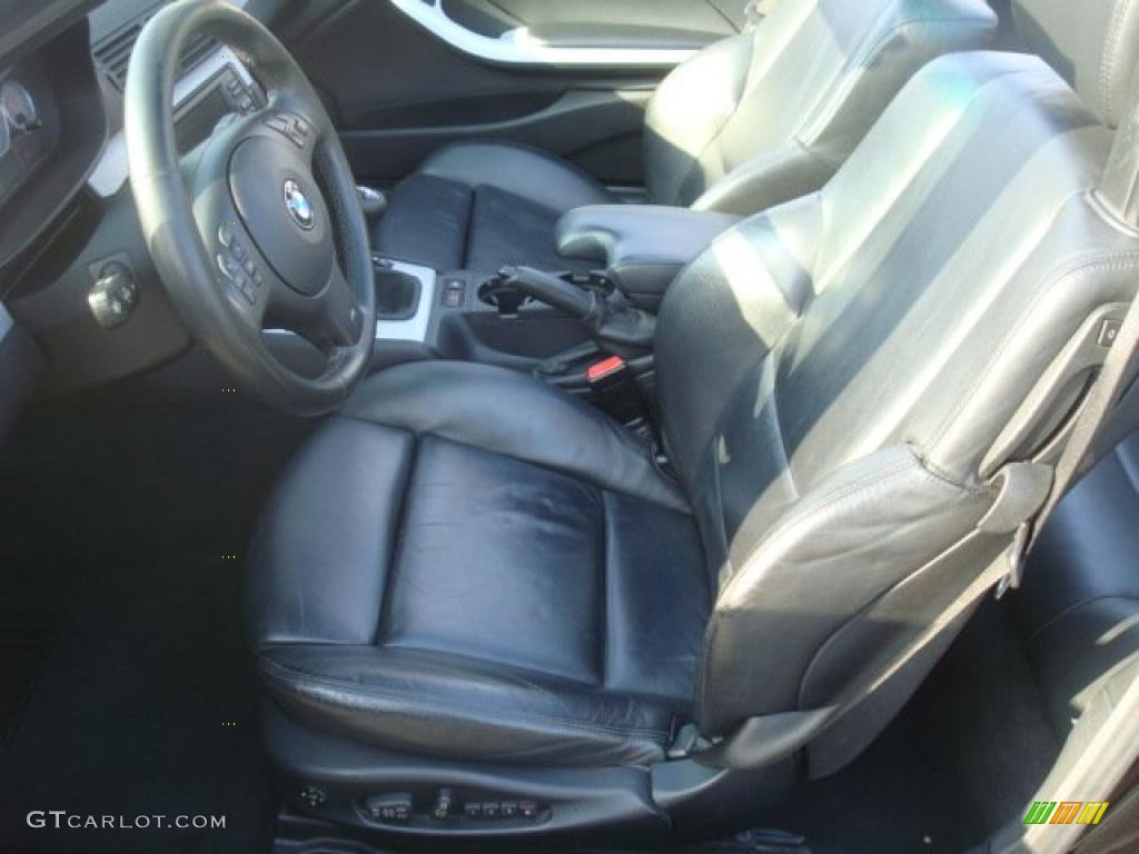 Black Interior 2005 BMW M3 Convertible Photo #42703860