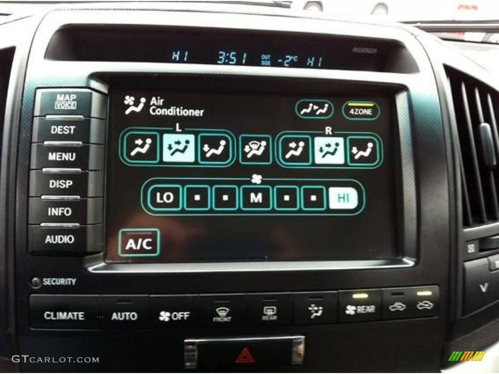 2008 Toyota Land Cruiser Standard Land Cruiser Model Controls Photo #42704024