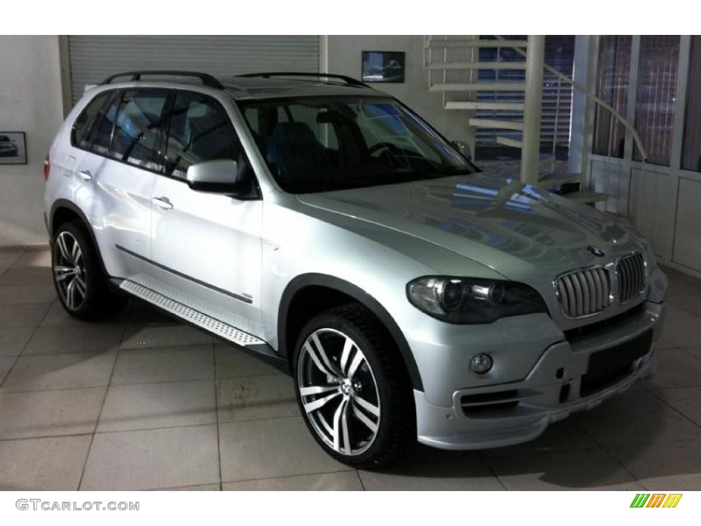 Titanium Silver Metallic 2007 BMW X5 4.8i Exterior Photo #42704072