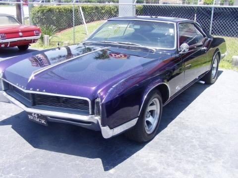 1966 Buick Riviera Black Purple Flames