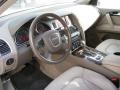2007 Audi Q7 Cardamom Beige Interior Prime Interior Photo