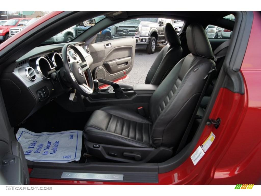 Dark Charcoal Interior 2008 Ford Mustang GT Premium Coupe Photo #42707856