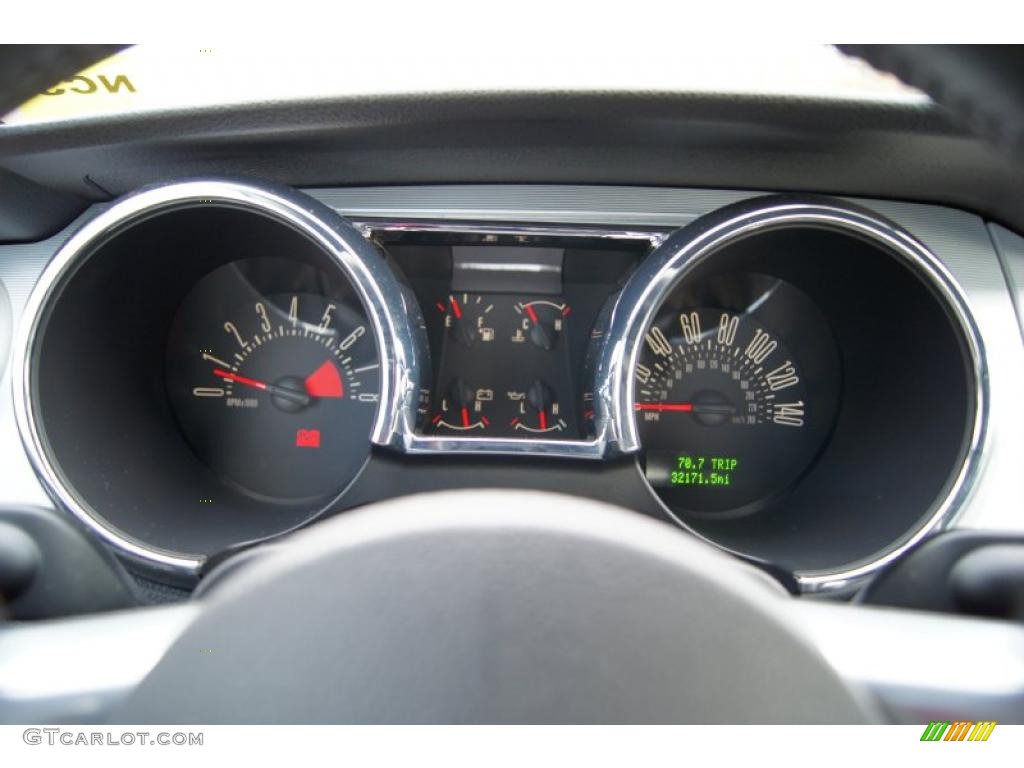 2008 Ford Mustang GT Premium Coupe Gauges Photo #42708040