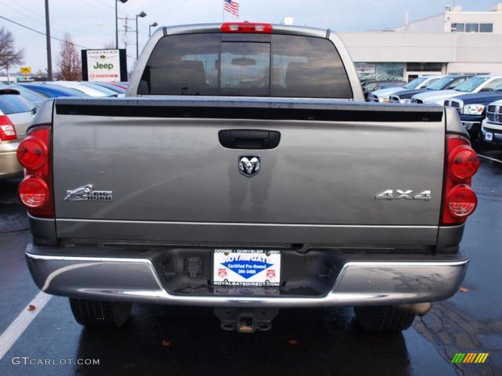 2008 Ram 1500 Big Horn Edition Quad Cab 4x4 - Mineral Gray Metallic / Medium Slate Gray photo #6
