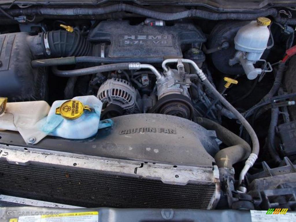 2008 Ram 1500 Big Horn Edition Quad Cab 4x4 - Mineral Gray Metallic / Medium Slate Gray photo #7