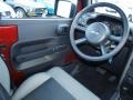 Dark Slate Gray/Med Slate Gray 2008 Jeep Wrangler Unlimited X 4x4 Steering Wheel