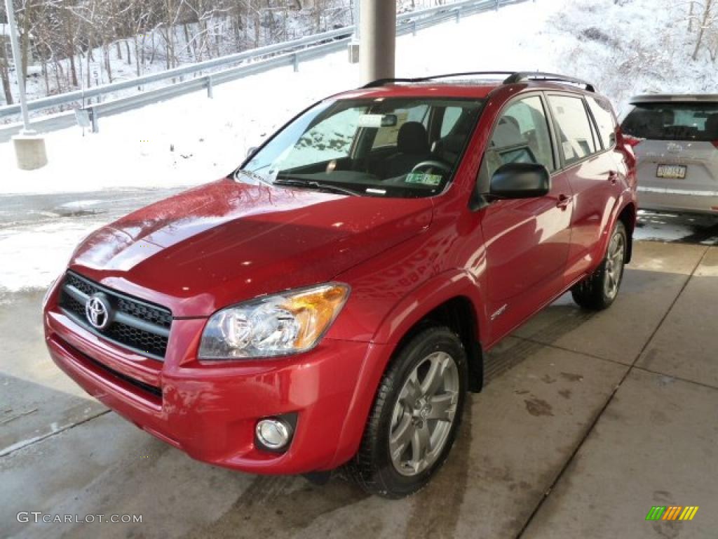 Barcelona Red Metallic 2011 Toyota RAV4 Sport 4WD Exterior Photo #42711232