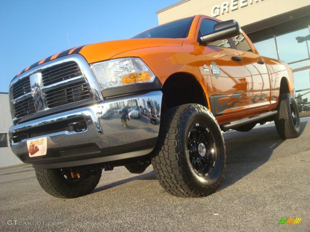 Omaha Orange 2011 Dodge Ram 2500 HD ST Crew Cab 4x4 Exterior Photo #42713716