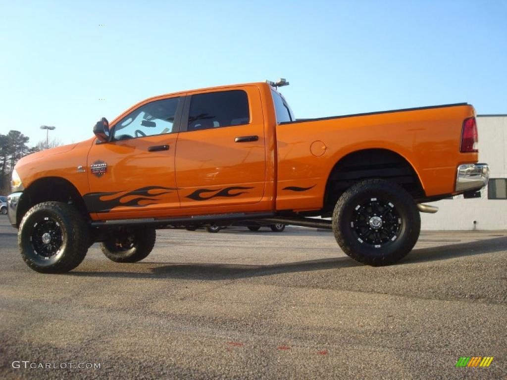 Omaha Orange 2011 Dodge Ram 2500 HD ST Crew Cab 4x4 Exterior Photo #42713764