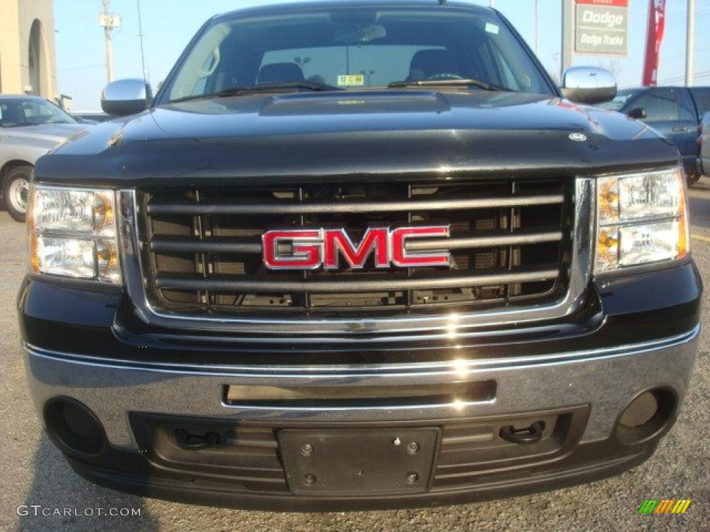 2009 Sierra 1500 SLE Texas Edition Crew Cab - Onyx Black / Dark Titanium photo #8