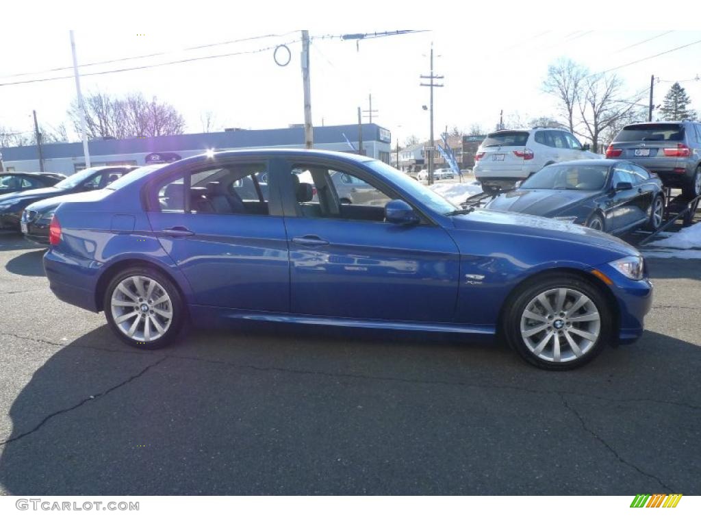 2011 3 Series 328i xDrive Sedan - Montego Blue Metallic / Black photo #14