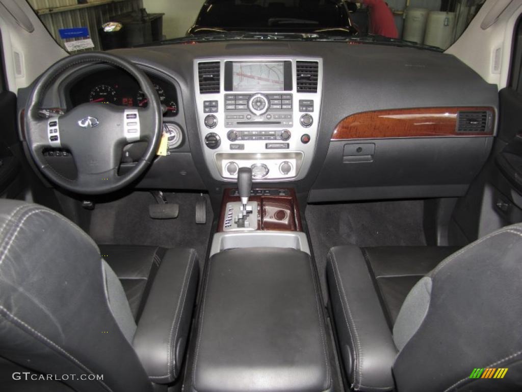 2010 Infiniti QX 56 4WD Graphite Dashboard Photo #42715376