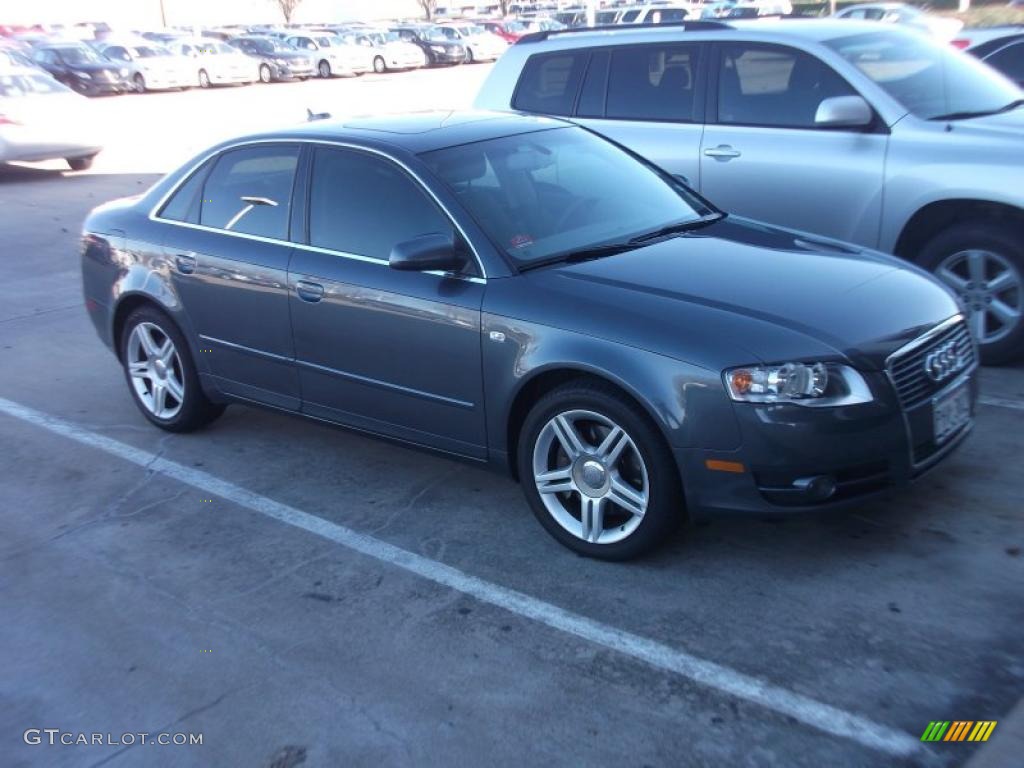 2006 A4 2.0T Sedan - Dolphin Gray Metallic / Ebony photo #3