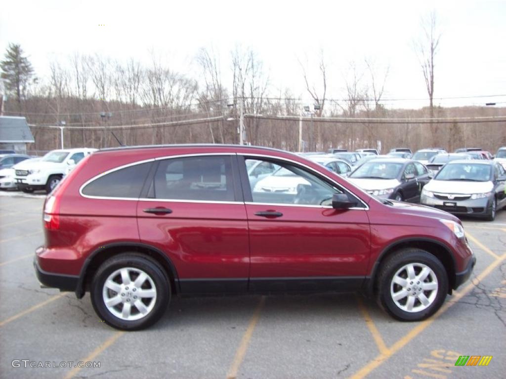 2009 CR-V EX 4WD - Tango Red Pearl / Gray photo #18