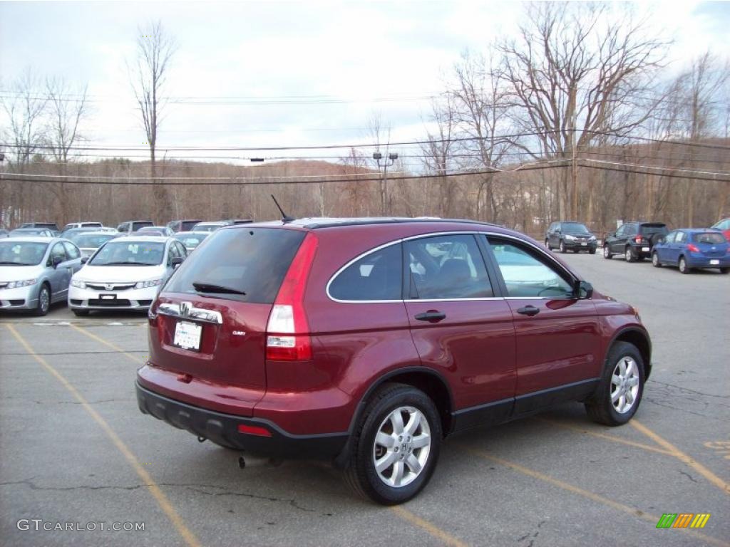 2009 CR-V EX 4WD - Tango Red Pearl / Gray photo #19
