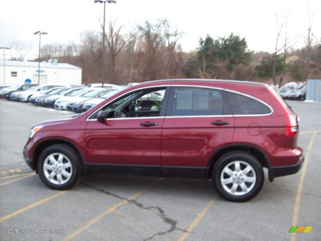 2009 CR-V EX 4WD - Tango Red Pearl / Gray photo #21