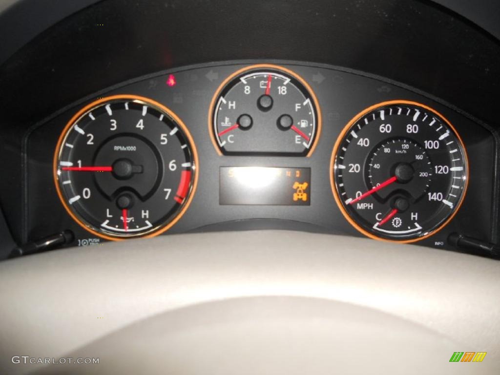 2008 Nissan Armada LE 4x4 Gauges Photo #42719549