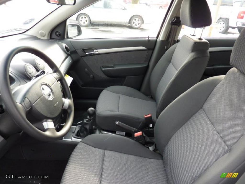 Charcoal Interior 2011 Chevrolet Aveo LT Sedan Photo #42720481