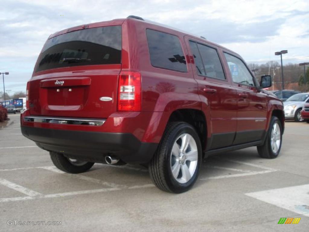 Deep Cherry Red Crystal Pearl 2011 Jeep Patriot Latitude X Exterior Photo #42724045