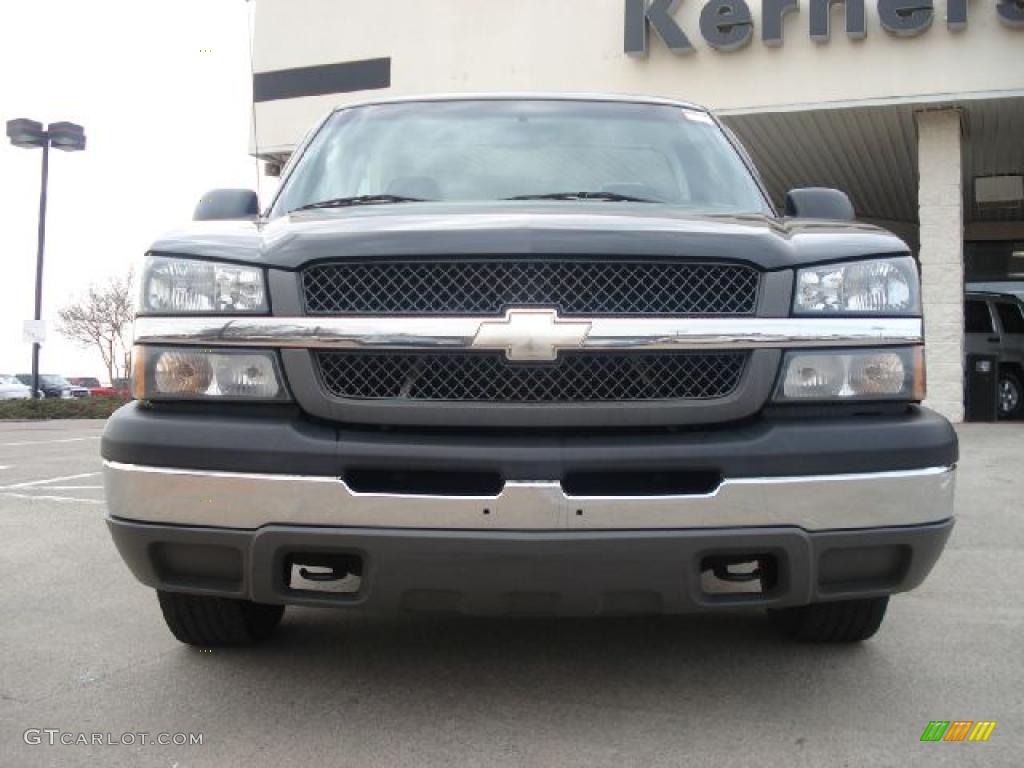 2003 Silverado 1500 LS Regular Cab - Dark Gray Metallic / Medium Gray photo #8
