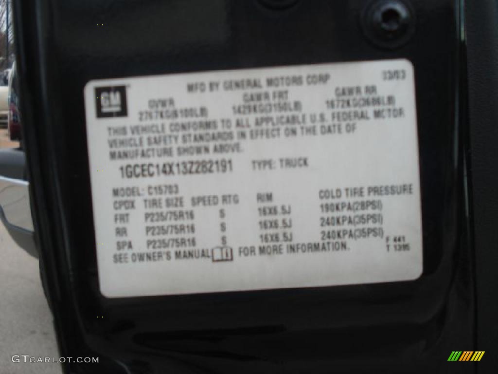 2003 Silverado 1500 LS Regular Cab - Dark Gray Metallic / Medium Gray photo #27