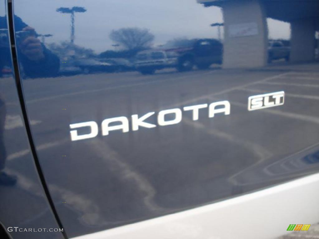 2000 Dakota SLT Crew Cab - Patriot Blue Pearl / Agate photo #27