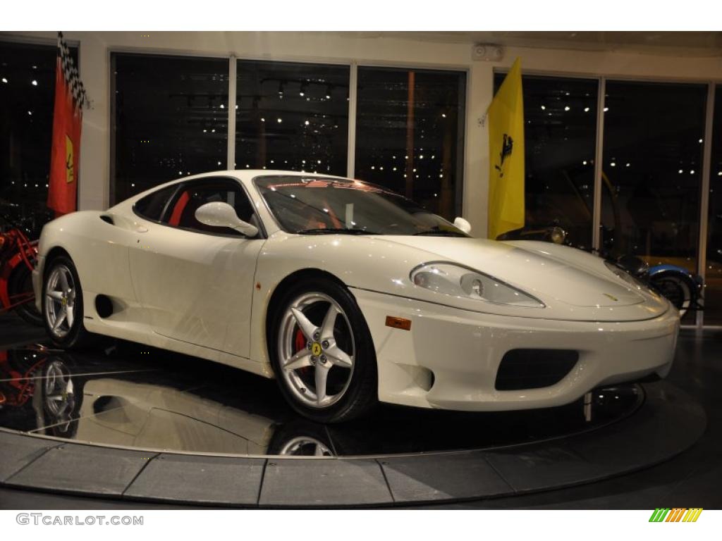 White 2003 Ferrari 360 Modena F1 Exterior Photo #42725569