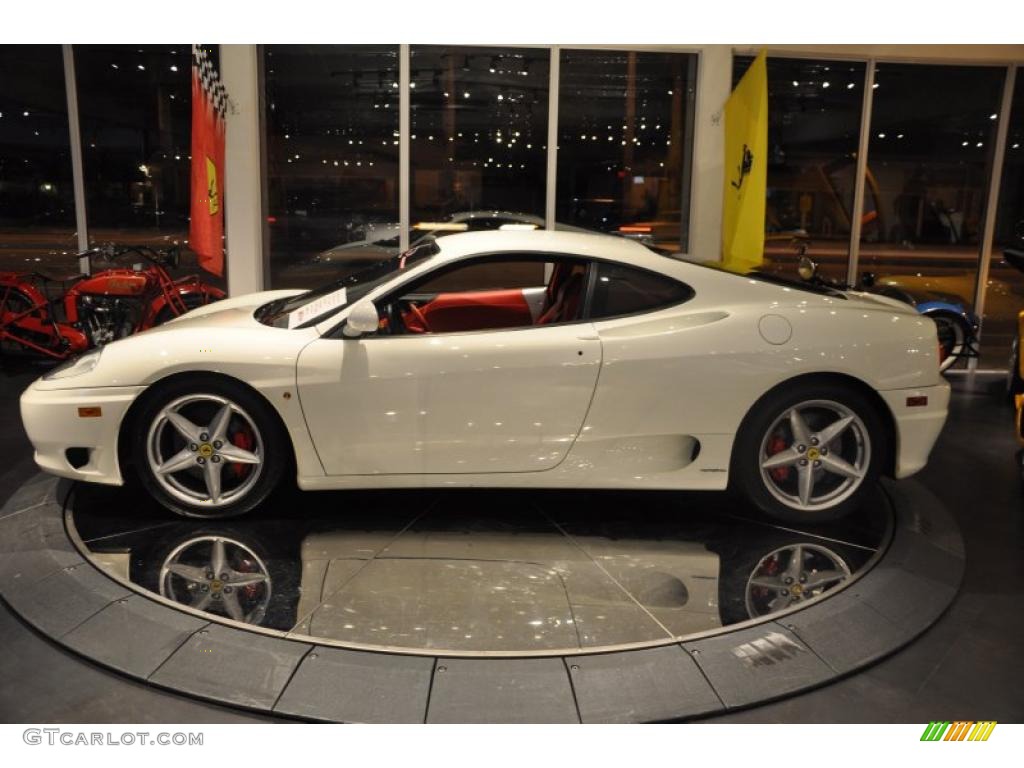 White 2003 Ferrari 360 Modena F1 Exterior Photo #42725597