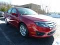 2011 Red Candy Metallic Ford Fusion SE  photo #1