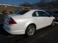 2011 White Platinum Tri-Coat Ford Fusion SEL  photo #2