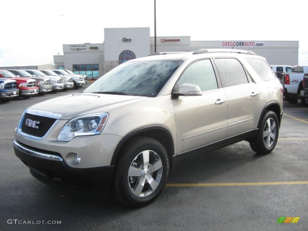 2011 Acadia SLT - Gold Mist Metallic / Cashmere photo #1