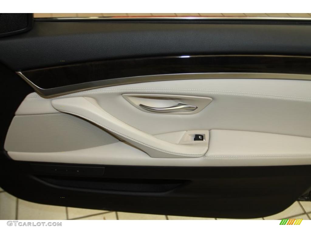 2011 5 Series 535i Sedan - Dark Graphite Metallic / Oyster/Black photo #12